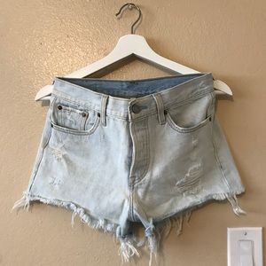 Wedgie high rise cut offs